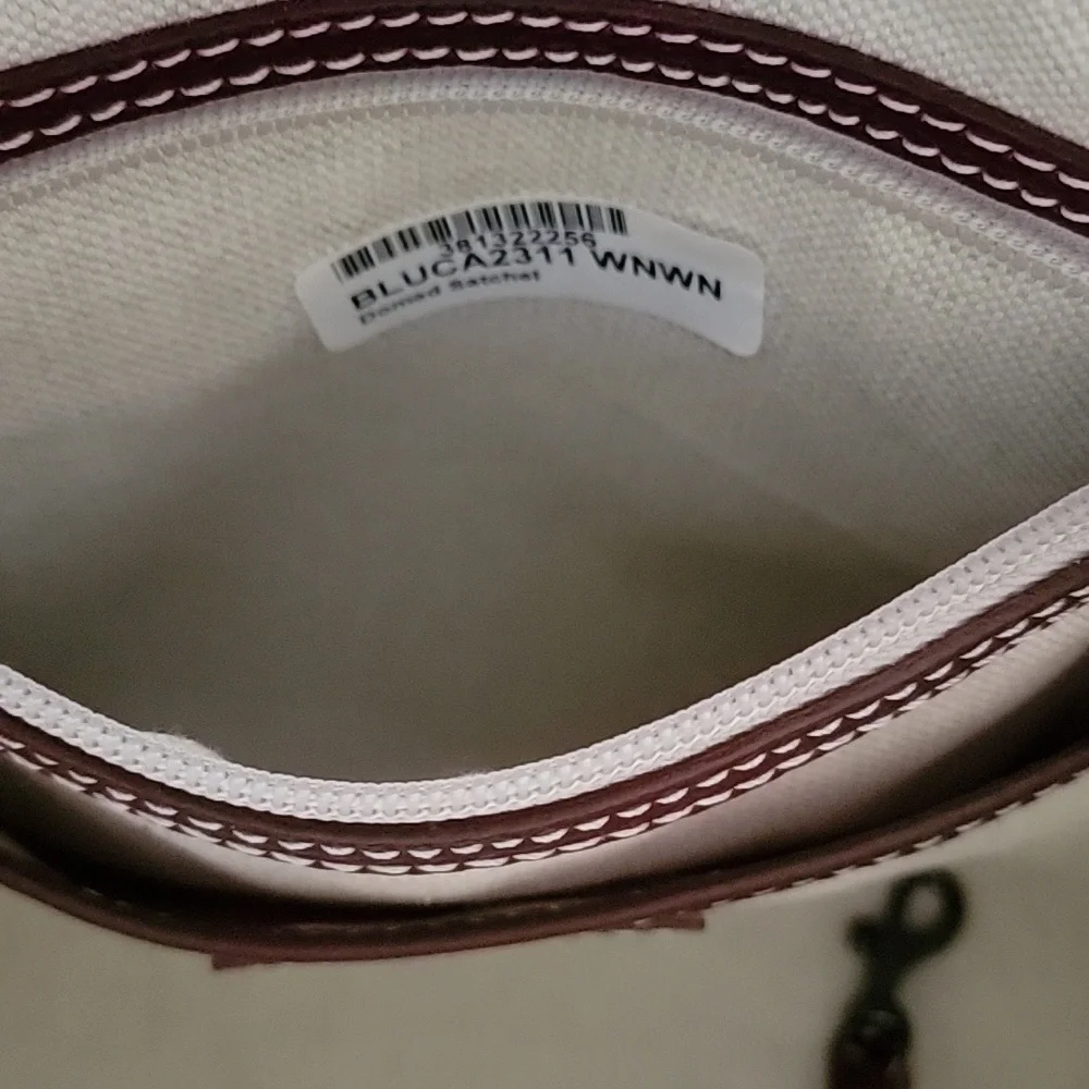 Dooney & Bourke Lucca Leather Satchel - Picture 6 of 13